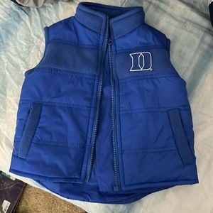 Duke puffer fleece vest 12-18 month